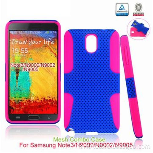 Mesh Combo 2-in-1 PC + Silicone Cover for Samsung Galaxy Note 3